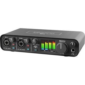 Interfaz de Audio USB-C MOTU M4 4x4 con MIDI y Loopback