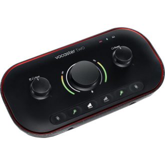 Focusrite Vocaster Two – Interfaz USB-C para Podcast 2 Personas