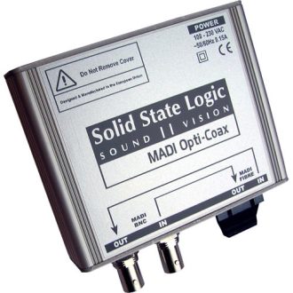 Solid State Logic MADI a Coaxial Conversor Bidireccional (SC/BNC)