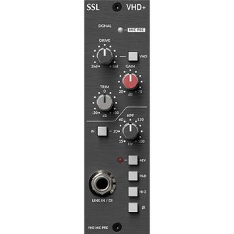 Solid State Logic VHD+ Pre 500 Series: Preamp con Armónicos Variables