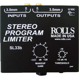 Rolls SL33b: Limitador Estéreo Compacto
