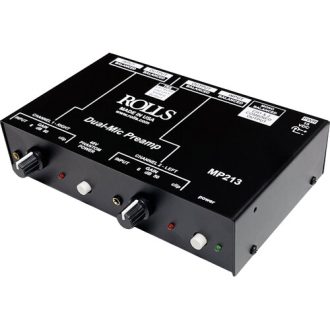 Rolls MP213 Preamp Microfónico 2 Canales con Phantom