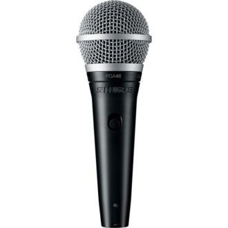Shure PGA48 Micrófono Dinámico Vocal (Cable XLR a 1/4")
