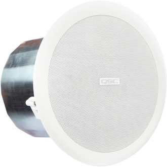 QSC AC-C6T Par Bocinas Techo 6" 30W 70/100V (Blanco)
