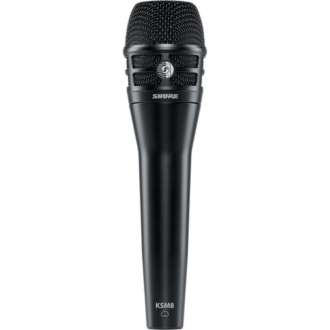 Shure KSM8/B Micrófono Vocal Dinámico Dualdyne (Negro)