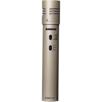 Shure KSM137/SL Micrófono Condensador Cardioide para Instrumentos