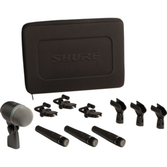 Kit de Micrófonos Shure DMK57-52 para Batería y Percusión