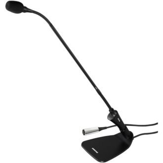 Shure CVG18D-BC Micrófono Gooseneck 18" con Base de Escritorio