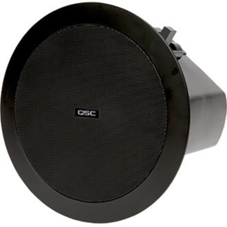 QSC AD-C4T Par Bocinas Empotrables 4.5" 2 Vías Techo (Negro)