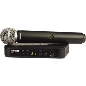 Shure BLX24/SM58 Sistema Inalámbrico Micrófono de Mano SM58 (J11: 596 a 616 MHz)