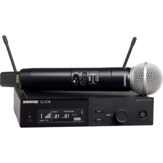 Shure SLXD24/SM58 Sistema Inalámbrico Digital UHF (G58: 470 a 514 MHz)