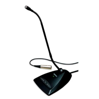 Shure MX412DC Micrófono Gooseneck Cardioide 12" de Escritorio