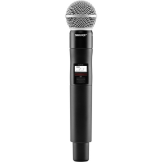 Shure QLXD2/SM58 Transmisor Inalámbrico Digital de Mano con Cápsula SM58 (G50: 470-534 MHz)