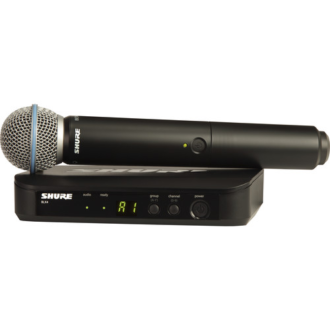 Shure BLX24/B58 Sistema Inalámbrico con Micrófono Beta 58A (J11: 596 a 616 MHz)