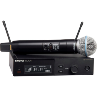 Shure SLXD24/B58 Sistema Inalámbrico Digital con Micrófono Beta 58A (G58: 470 a 514 MHz)