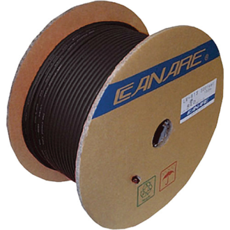 Canare L-4E6S Cable para Micrófono Star Quad 200m Negro (L-4E6S 200M BLK)