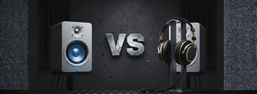 Monitores de Estudio vs Audífonos: Qué Elegir Para Grabar, Mezclar y Masterizar
